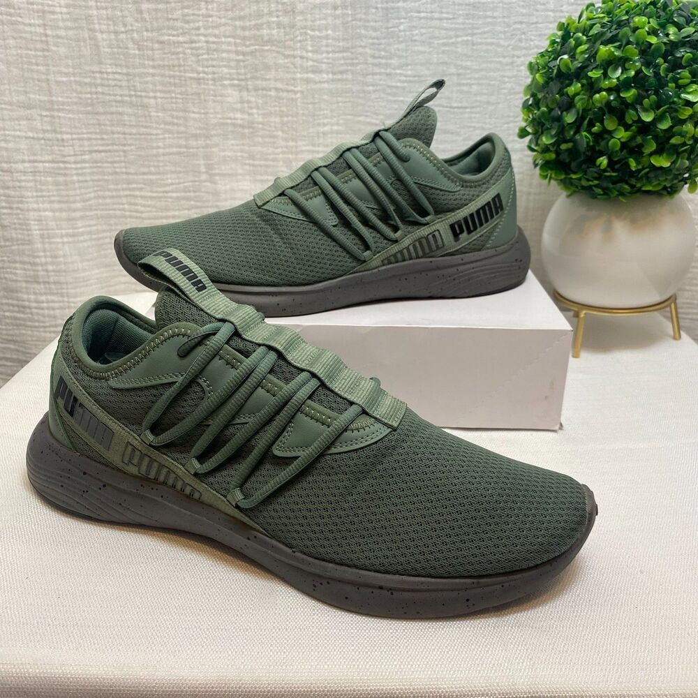 PUMA Star Vital Training Sneakers Men Sz 12 Green Athletic Shoes 379880-01